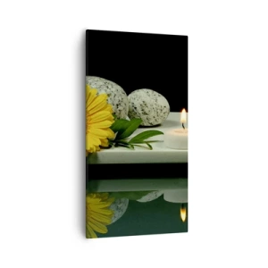 Schilderen op canvas - Zintuigen kalmeren - 55x100 cm