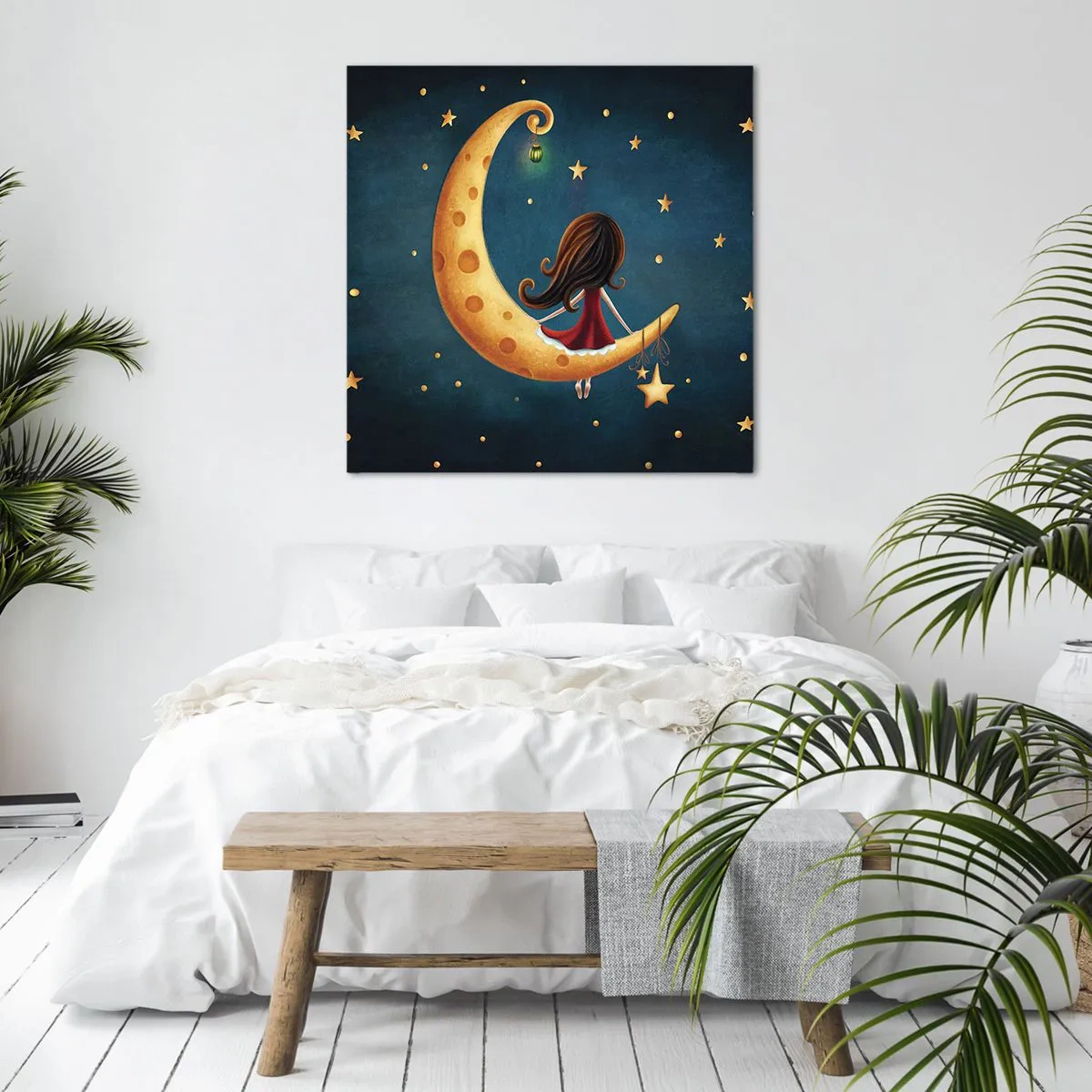 Schilderen op canvas - Een keer… - 40x40 cm