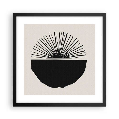 Poster in een zwarte lijst - Een scala aan mogelijkheden - 40x40 cm