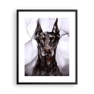 Poster in een zwarte lijst - Hooggeboren - 40x50 cm