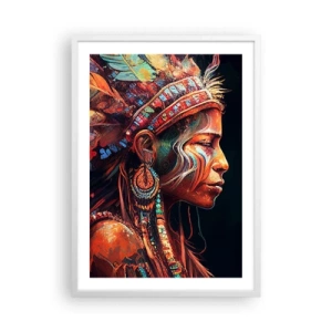 Poster in een witte lijst - Magisch ritueel - 50x70 cm