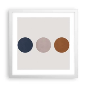 Poster in een witte lijst - Een symbool van uitmuntendheid - 40x40 cm