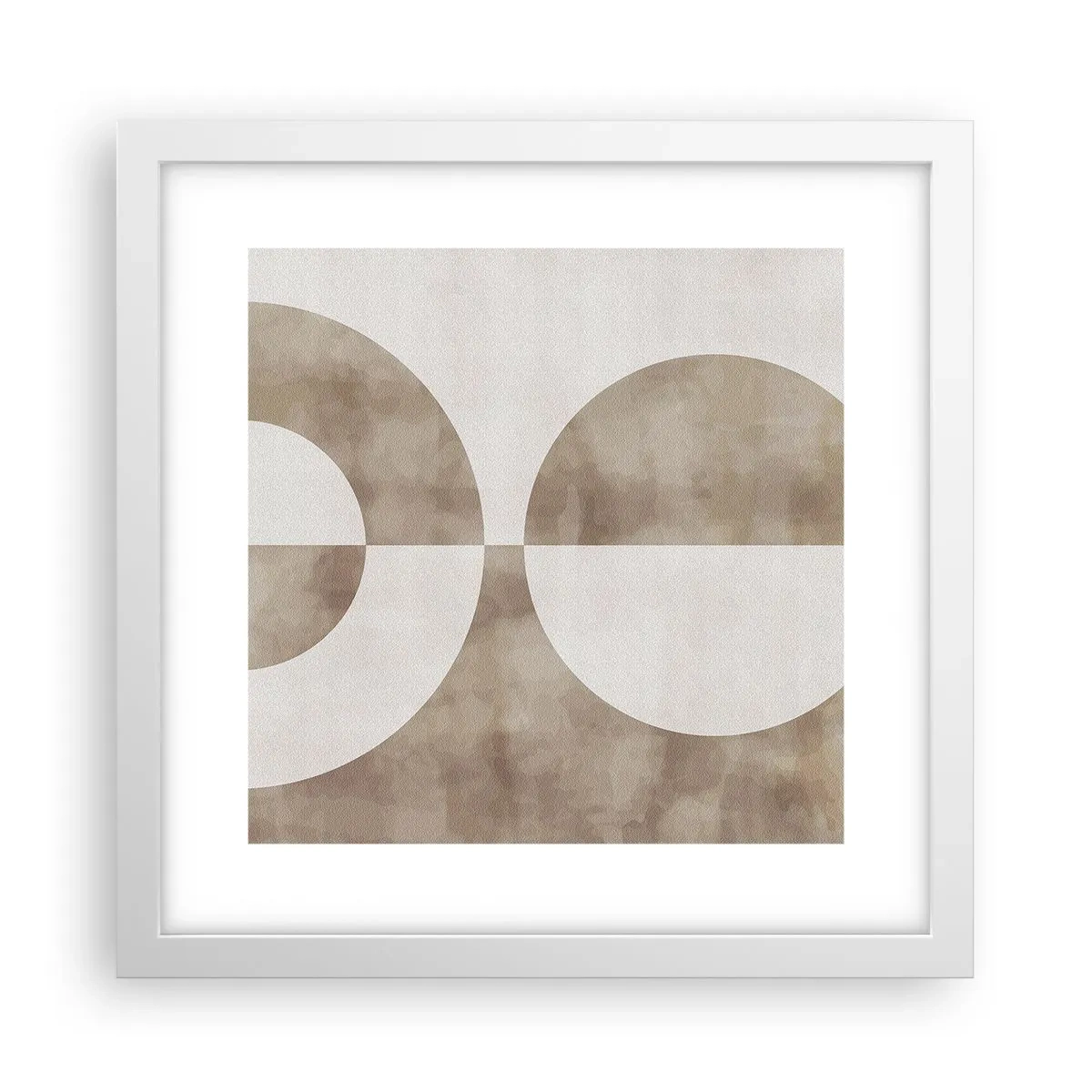 Poster in een witte lijst - Gelijkenissen en verschillen - 30x30 cm