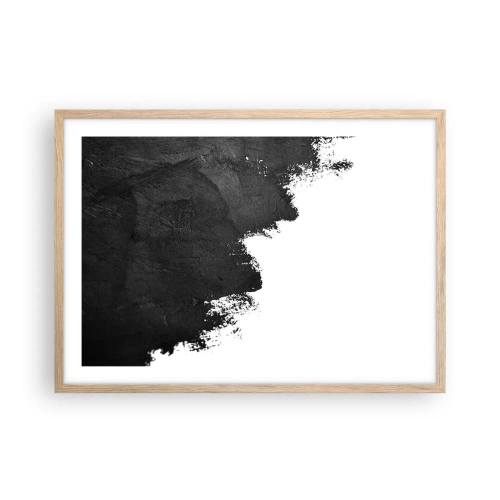 Een poster in een licht eiken lijst - Elementen: aarde - 70x50 cm