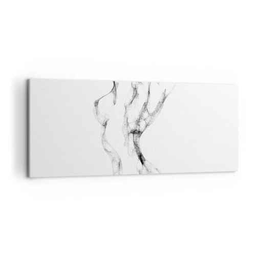 Schilderen op canvas - Mooi en sterk - 100x40 cm