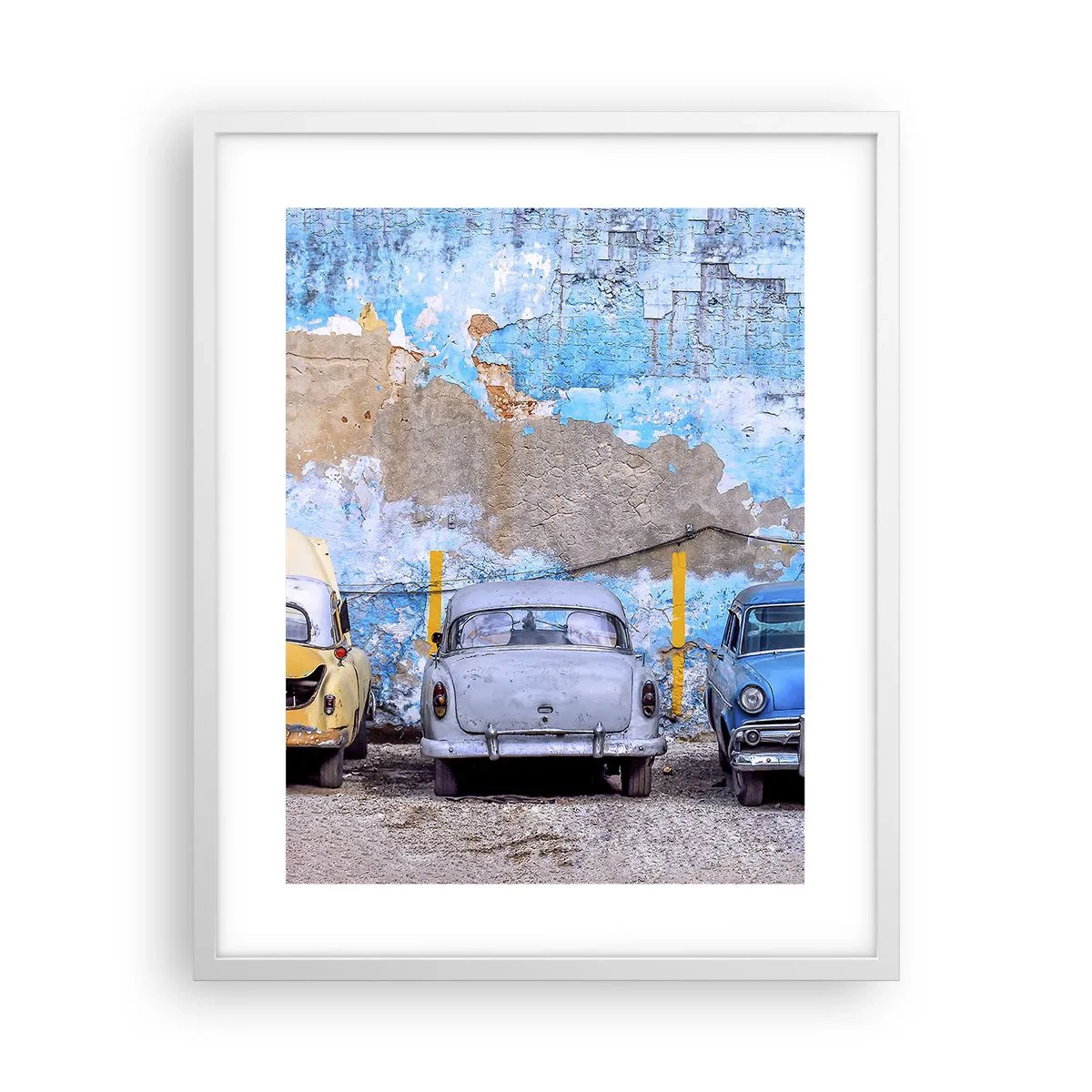 Poster in een witte lijst - Veteranenbijeenkomst - 40x50 cm