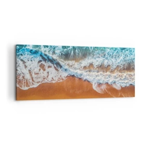 Schilderen op canvas - Altijd hand in hand - 100x40 cm