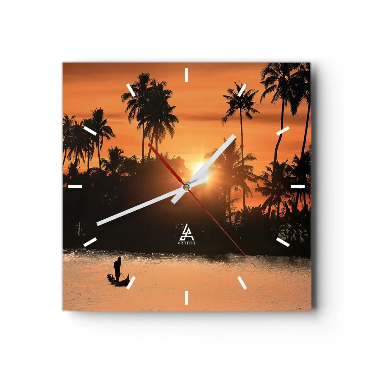 Wandklok - Klok - Tijd om te ontspannen - 40x40 cm