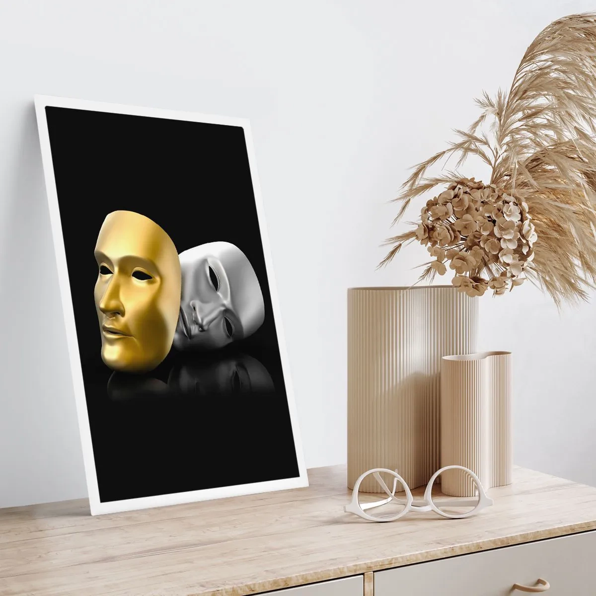Poster - Het leven is theater - 40x50 cm