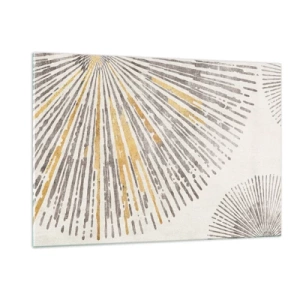 Schilderen op glas - De schoonheid van de straal - 120x80 cm