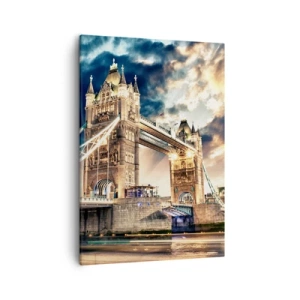Schilderen op canvas - Victoriaans rijksmonument - 50x70 cm