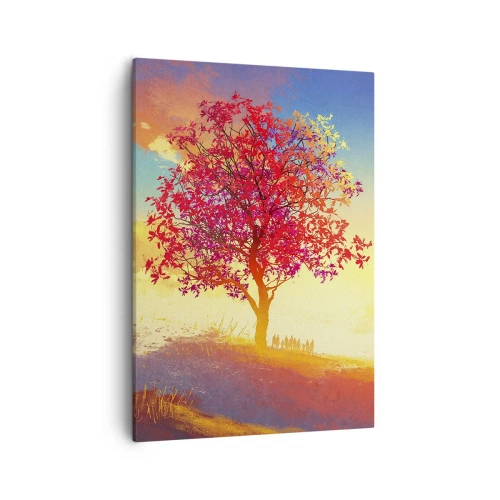 Schilderen op canvas - Pelgrim bij de bestemming - 50x70 cm