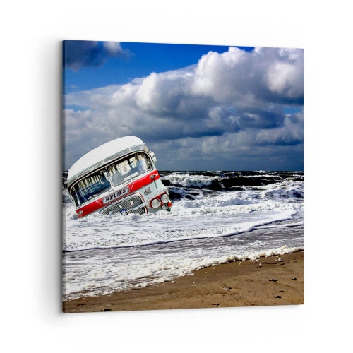 Schilderen op canvas - En je bent verrast? - 50x50 cm