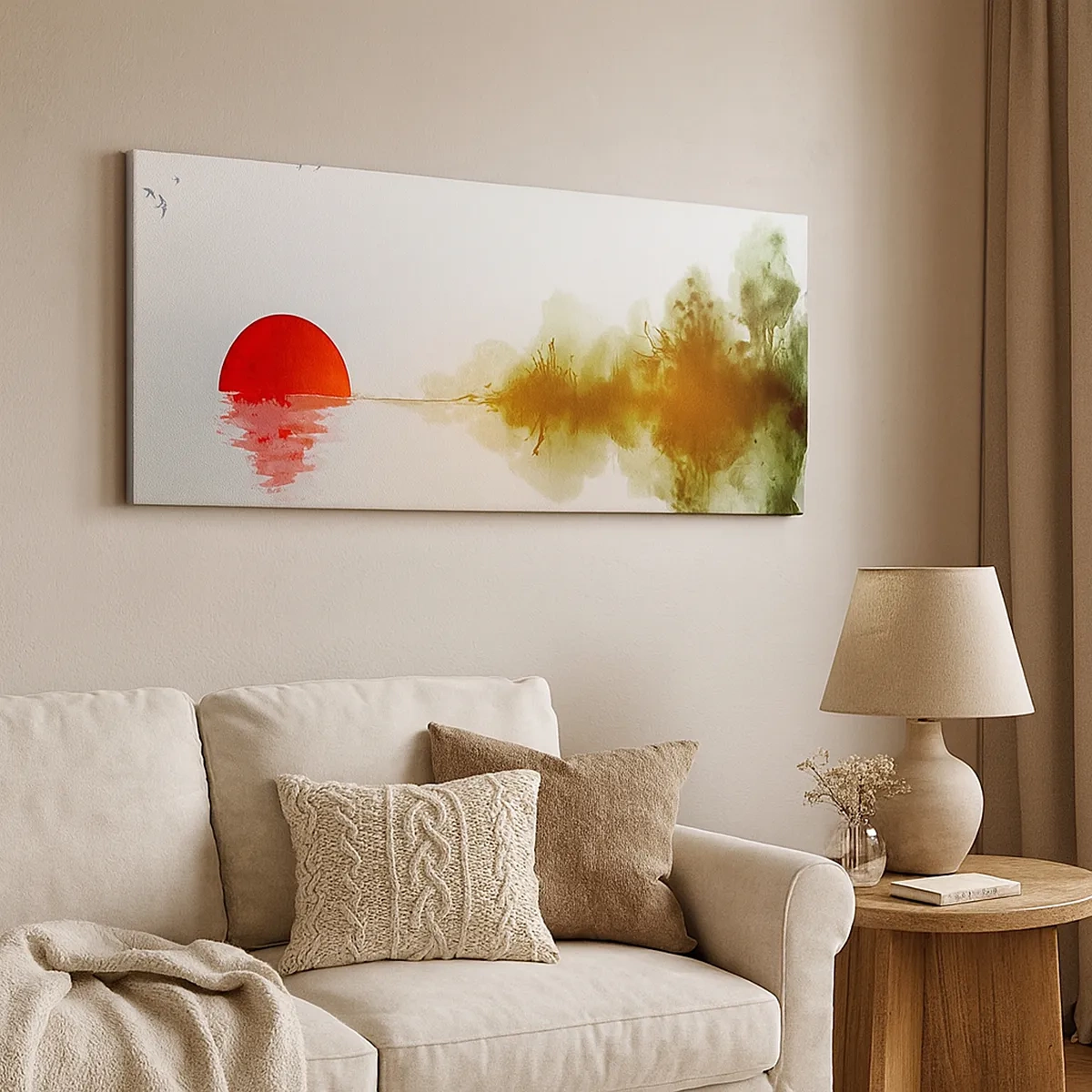 Schilderen op canvas - Een belofte van vrede - 30x30 cm