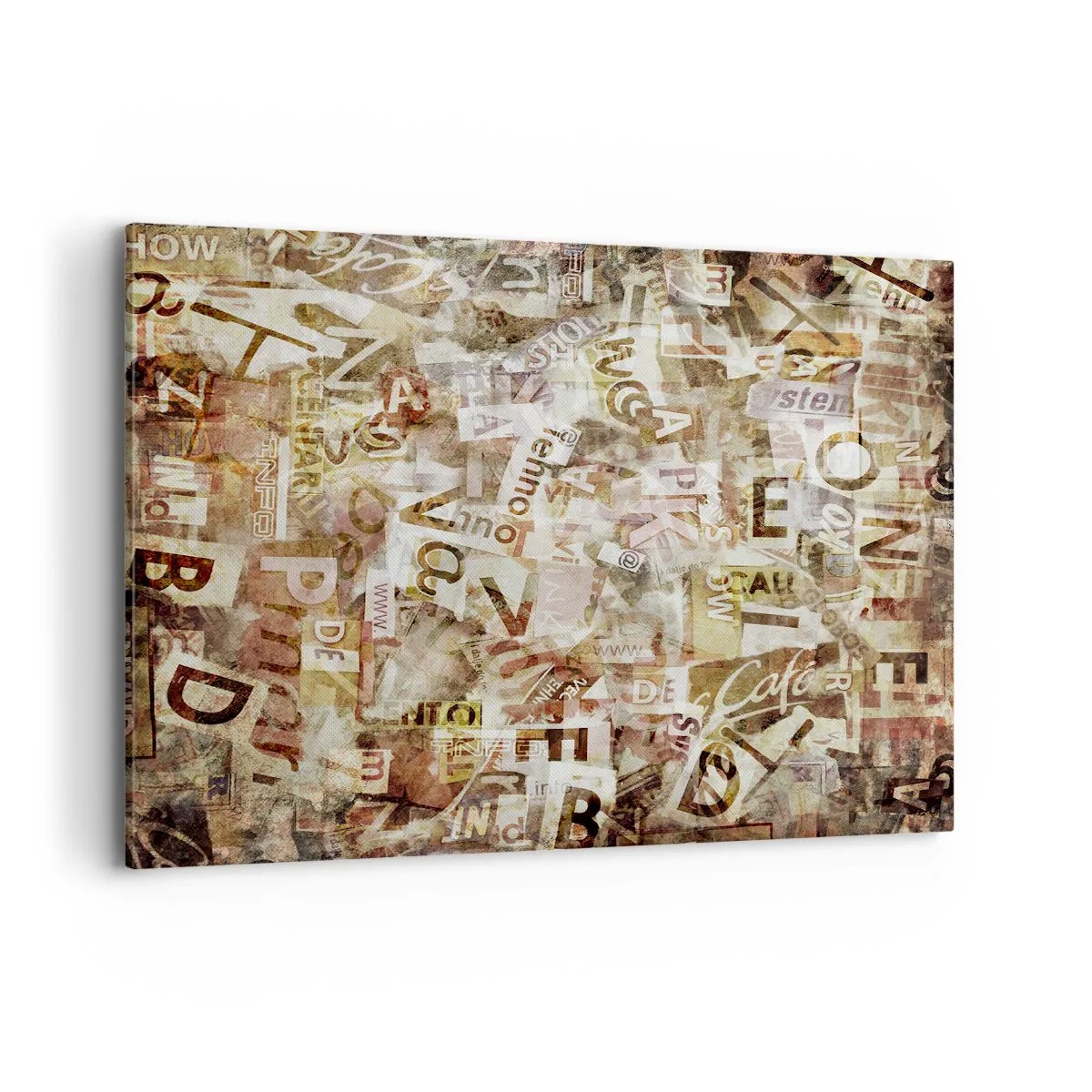 Schilderen op canvas - Ik verenig het gebabbel - 120x80 cm