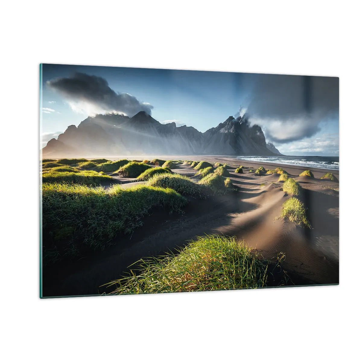 Schilderen op glas - Harmonie van de elementen - 120x80 cm