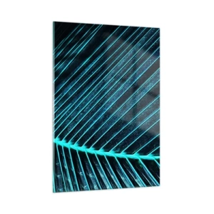 Schilderen op glas - Groene textuur - 50x70 cm