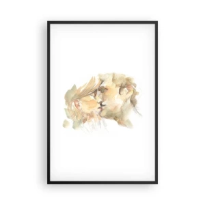 Poster in een zwarte lijst - De helft gevonden? - 61x91 cm