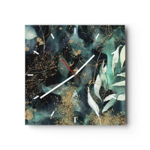 Wandklok - Klok - Magische tuin - 40x40 cm
