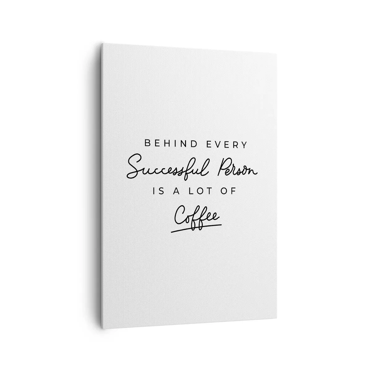 Schilderen op canvas - Het geheim van succes - 70x100 cm