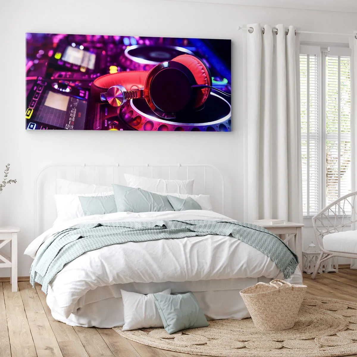 Schilderen op canvas - Voordat het plezier begint - 100x40 cm