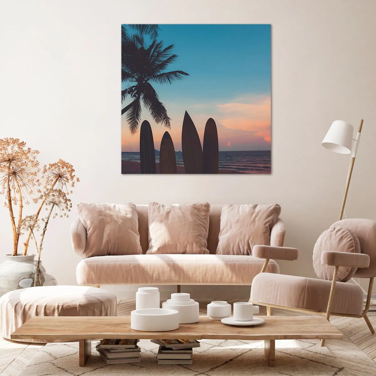 Schilderen op canvas - Morgen wordt ook leuk - 70x70 cm