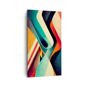 Schilderen op canvas - Intensieve compositie - 45x80 cm