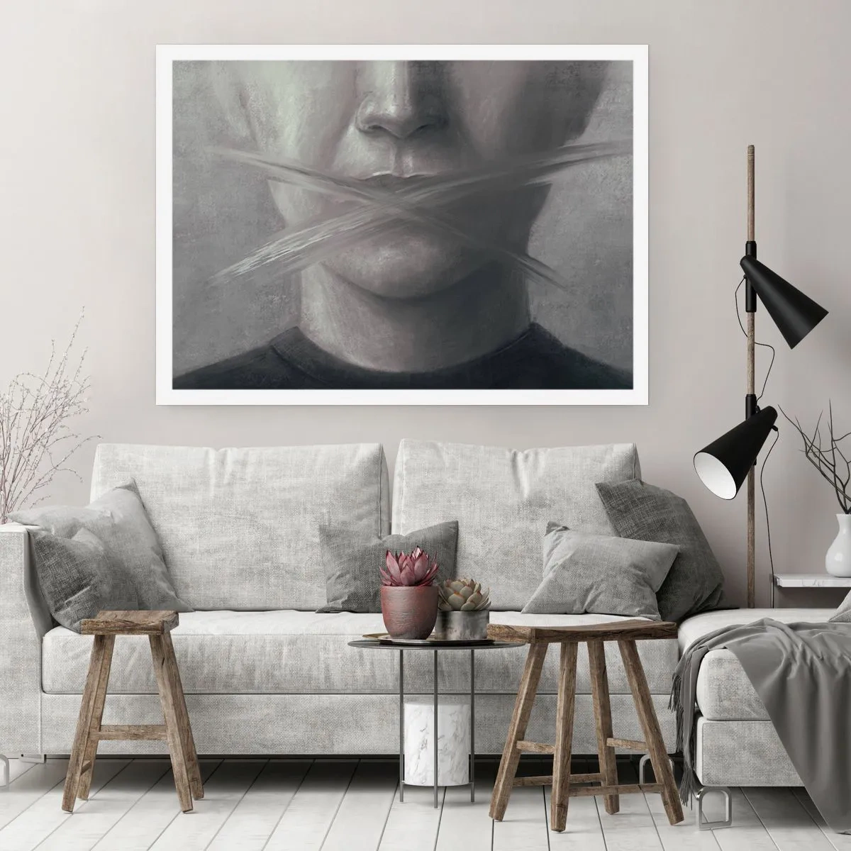 Poster - Zonder een woord - 50x40 cm