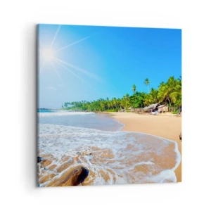Schilderen op canvas - Een exotische plek voor jou - 60x60 cm