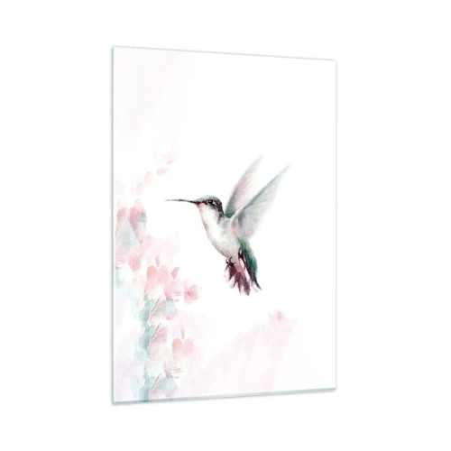 Schilderen op glas - Vastgehouden tijdens fladderen - 50x70 cm