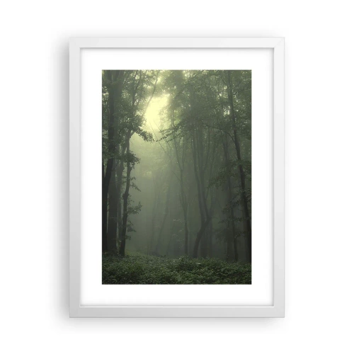 Poster in een witte lijst - Voordat hij wakker wordt - 30x40 cm