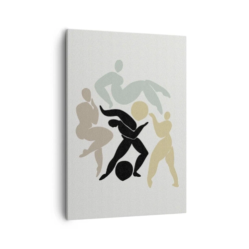Schilderen op canvas - Beweging voor gezondheid en schoonheid - 50x70 cm