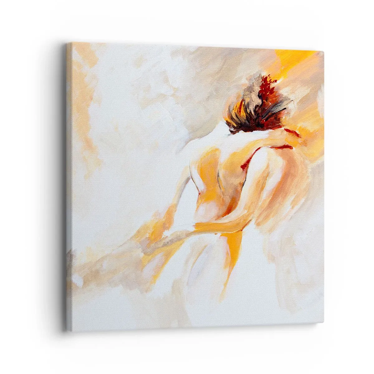 Schilderen op canvas - In de lucht van nabijheid - 30x30 cm