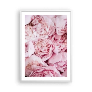 Poster in een witte lijst - Knuffelend en geurig - 50x70 cm