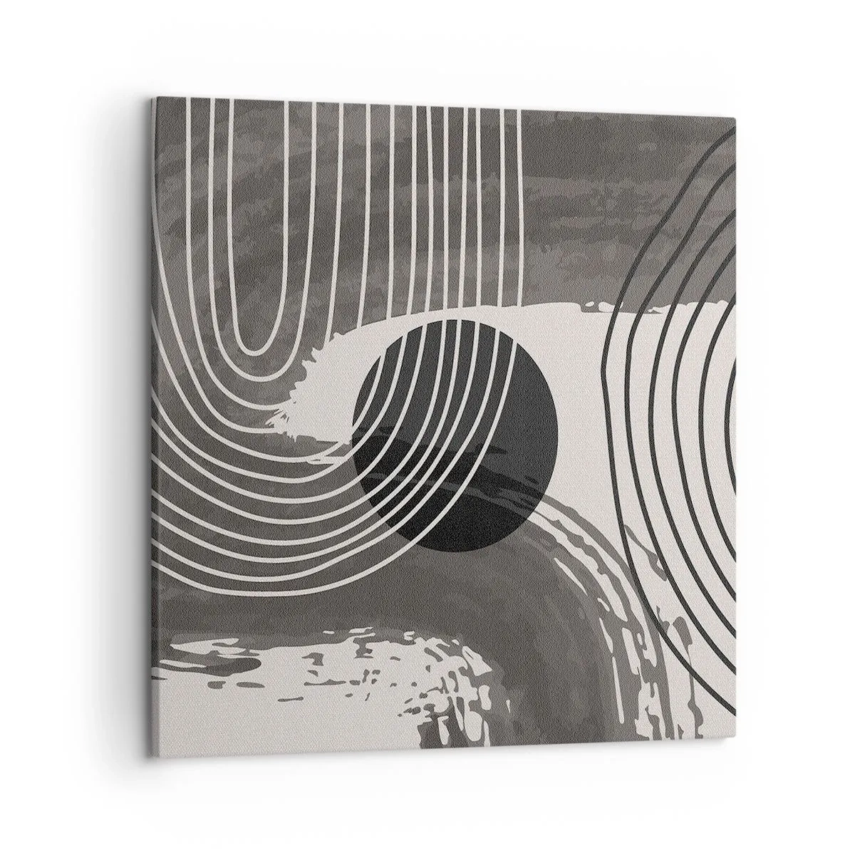 Schilderen op canvas - Het ovaal wint - 50x50 cm