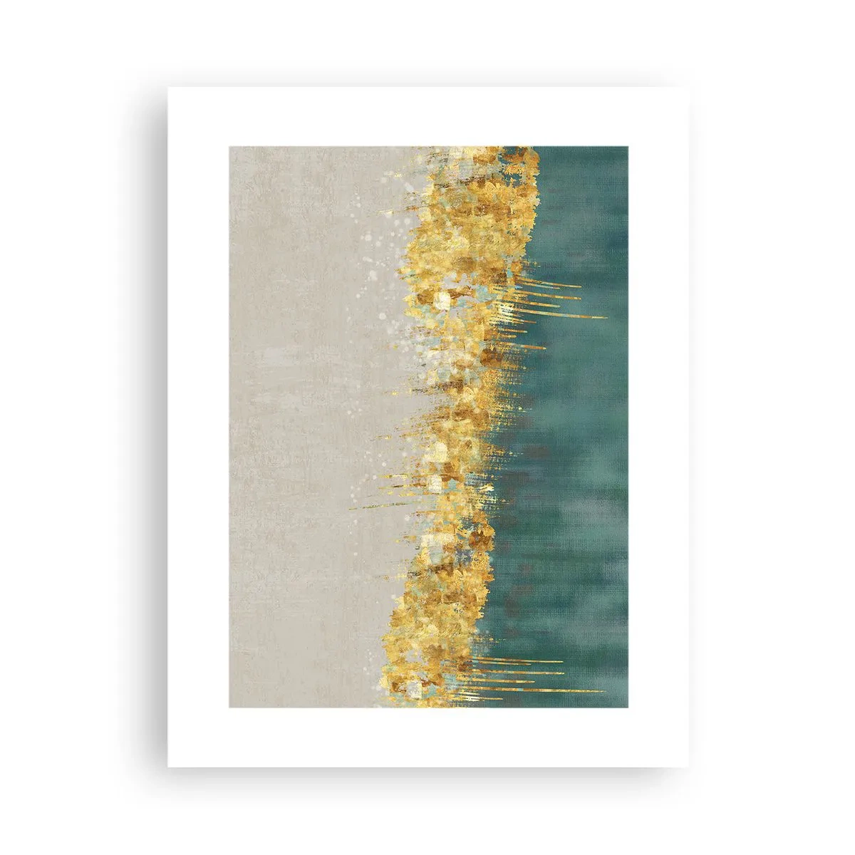 Poster - De gouden rand - 30x40 cm