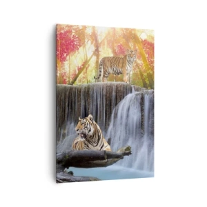 Schilderen op canvas - Surrealistisch landschap - 70x100 cm