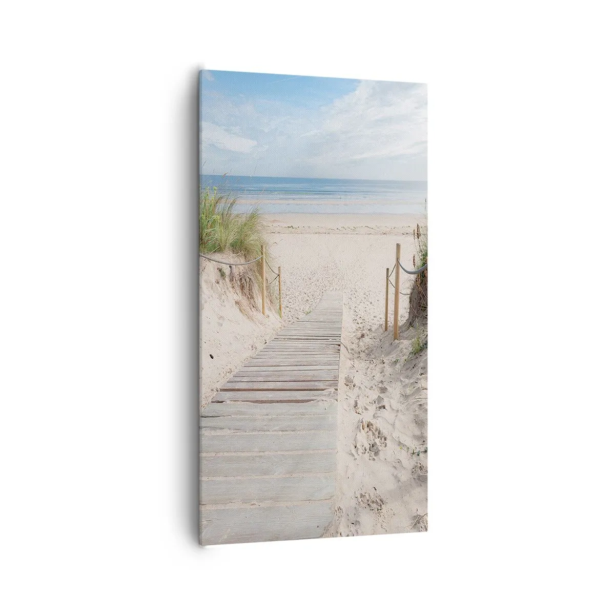 Schilderen op canvas - naar de horizon - 65x120 cm
