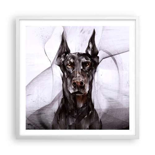 Poster in een witte lijst - Hooggeboren - 60x60 cm