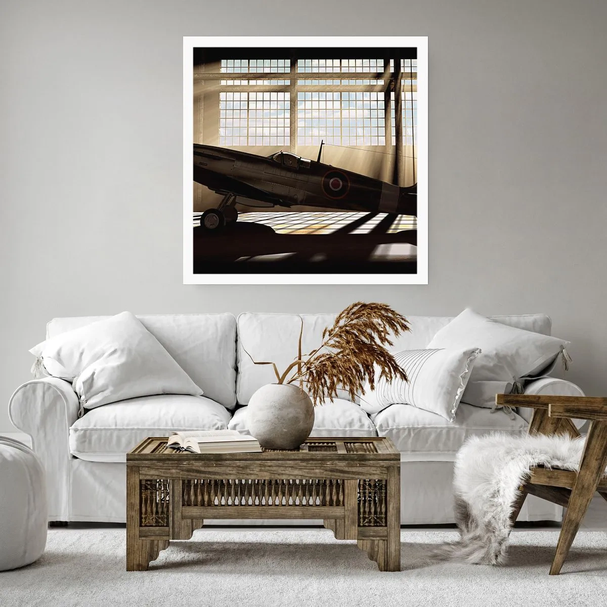 Poster - De rust van een krijger - 30x30 cm