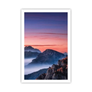 Poster - Over de valleien - 61x91 cm