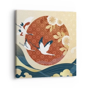 Schilderen op canvas - Japans sprookje - 30x30 cm