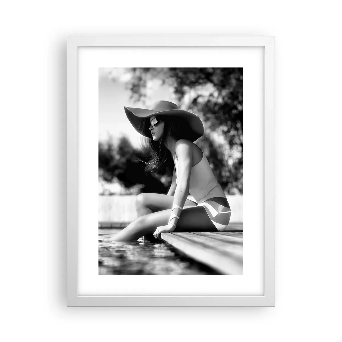 Poster in een witte lijst - Zomerdroom - 30x40 cm