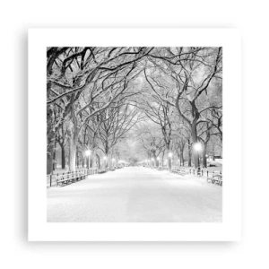 Poster - Vier seizoenen - winter - 40x40 cm