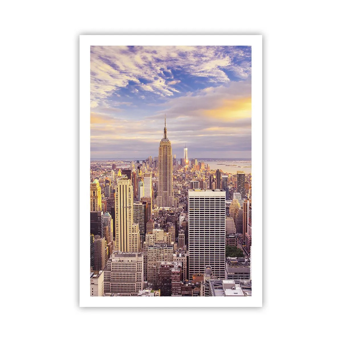 Poster - Reik alleen naar de wolken - 61x91 cm