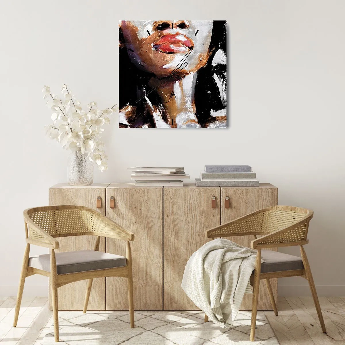 Wandklok - Klok - Trots zonder vooroordelen - 40x40 cm