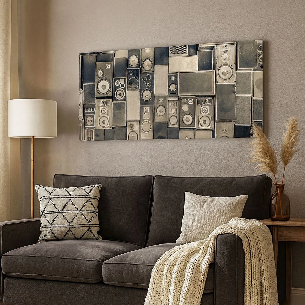 Schilderen op canvas - En alles is goed - 100x40 cm