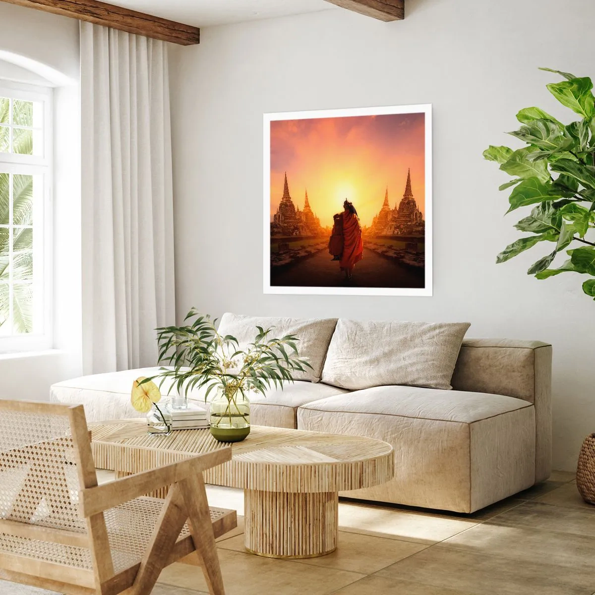Poster - In vrede voor de eeuwigheid - 40x40 cm