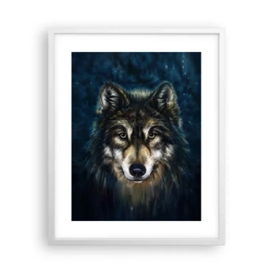 Poster in een witte lijst - Alfa? en omega - 40x50 cm