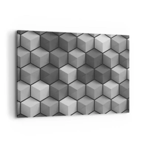 Schilderen op canvas - Kubistische puzzel - 100x70 cm